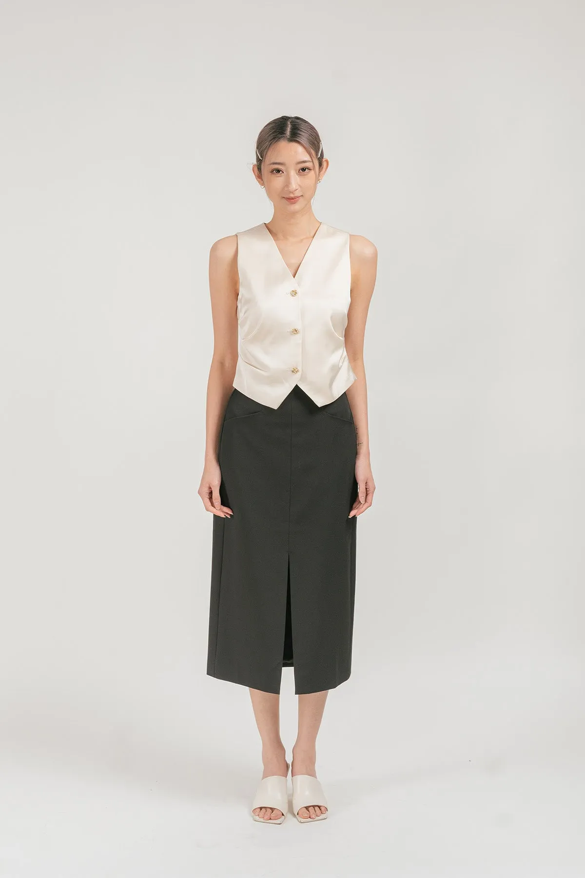 Onerra Midi Pencil Skirt