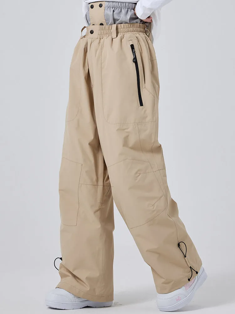 Outdoor Cargo Snowboard Pants 2025 Winter Mountain Trousers