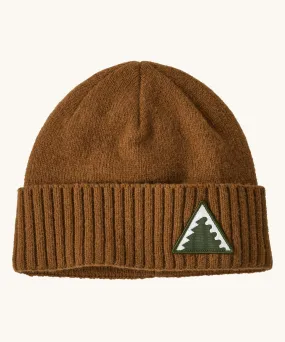 Patagonia Adult Brodeo Beanie Hat - Shelter Brown / Dawn Tracks