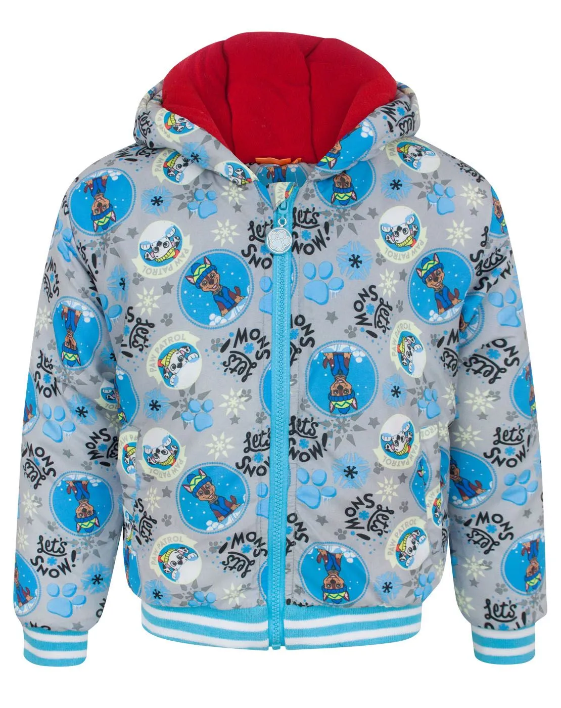 Paw Patrol Lets Snow Boy's Grey Coat