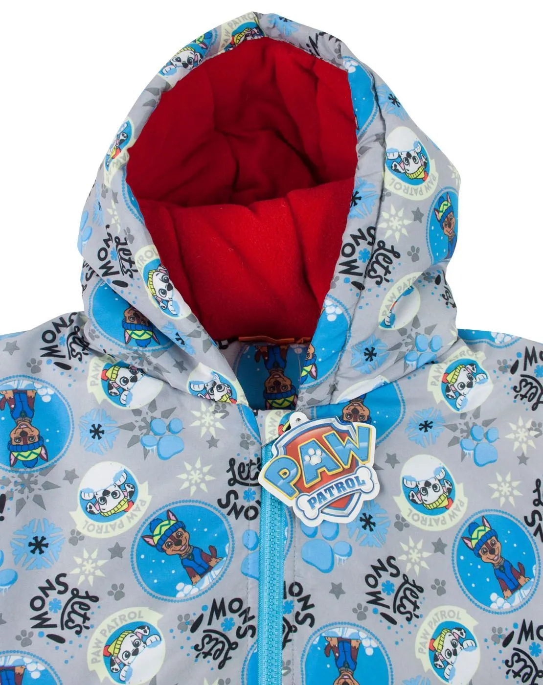 Paw Patrol Lets Snow Boy's Grey Coat