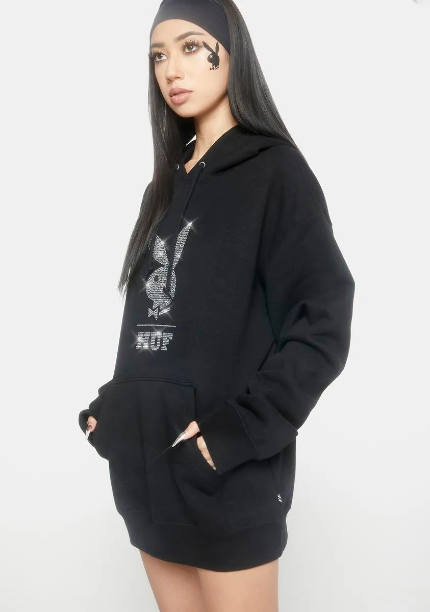 Playboy Rhinestone Pullover Hoodie