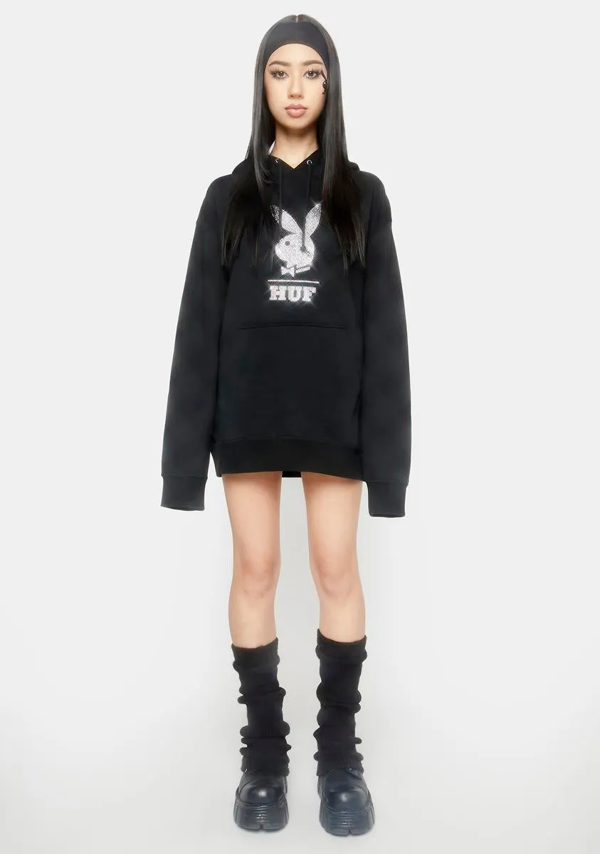 Playboy Rhinestone Pullover Hoodie