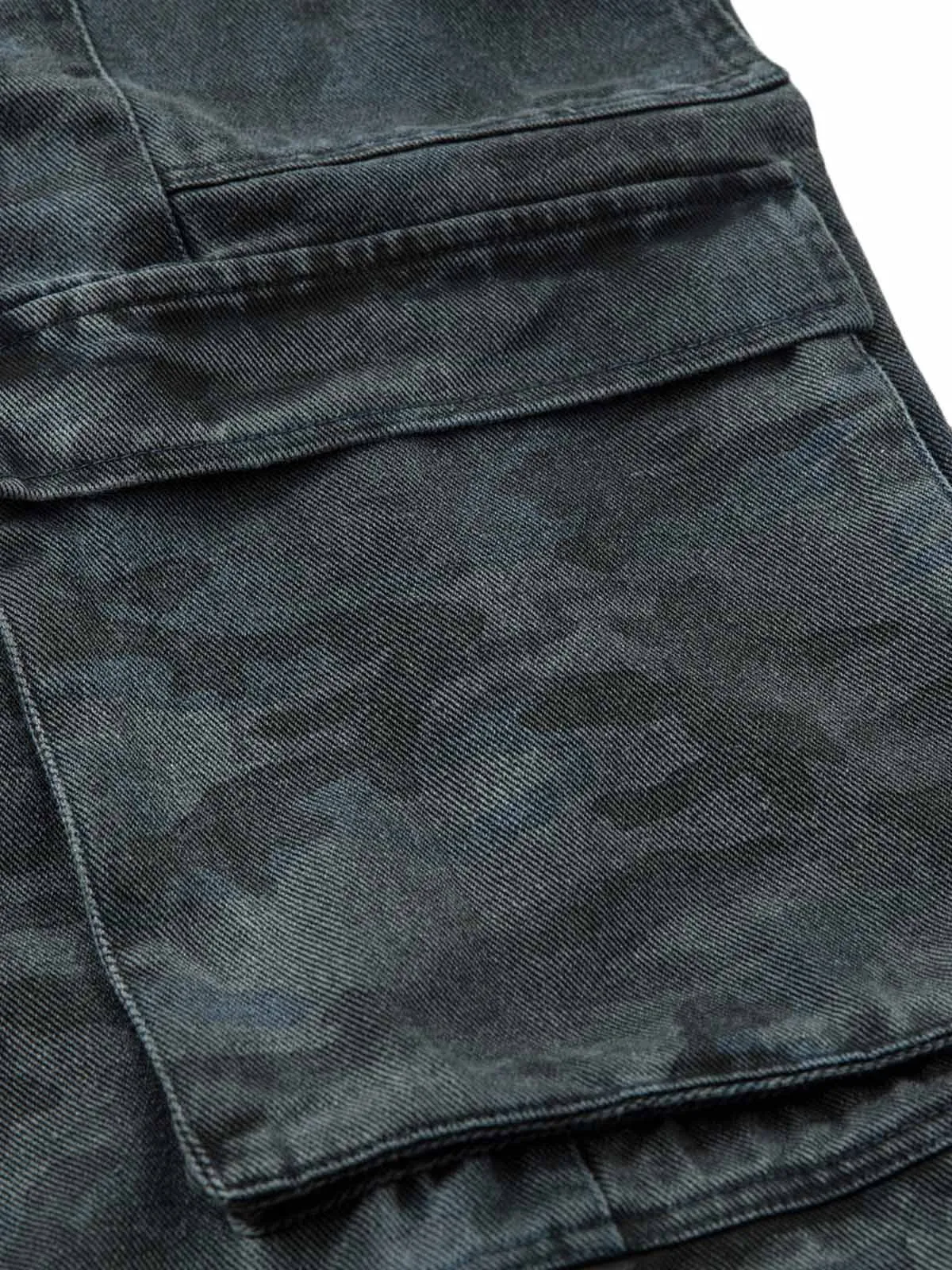 Retro Camouflage Cargo Multi Pocket Cargo Pants - 2291