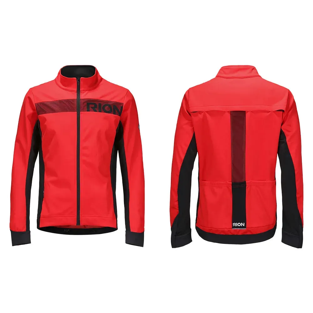 RION Cycling Men's Windbreaker Jacket Long Sleeves Bicycle Breathable Bike Wear Winter Jackets Windproof Motorcycle Clothing