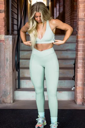 Sage Green Trinity Leggings