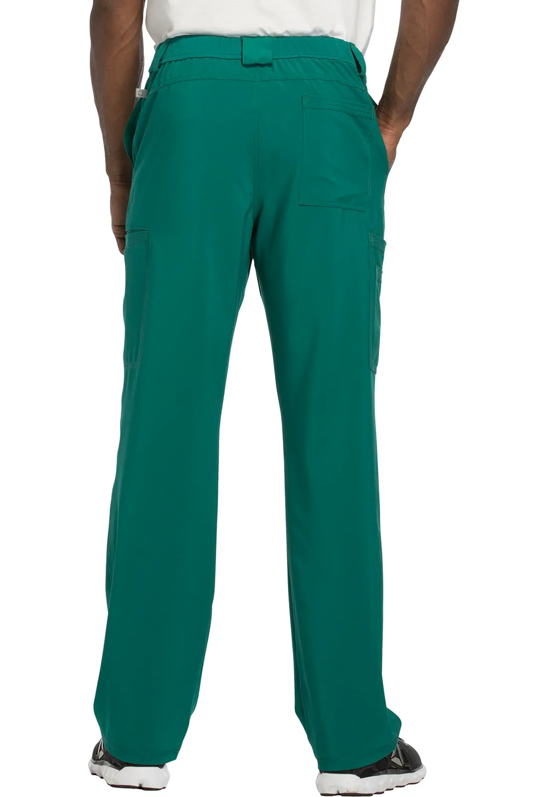 Scrub Pants - Cherokee Infinity Men's Fly Front Pant - Hunter Green, CK200A