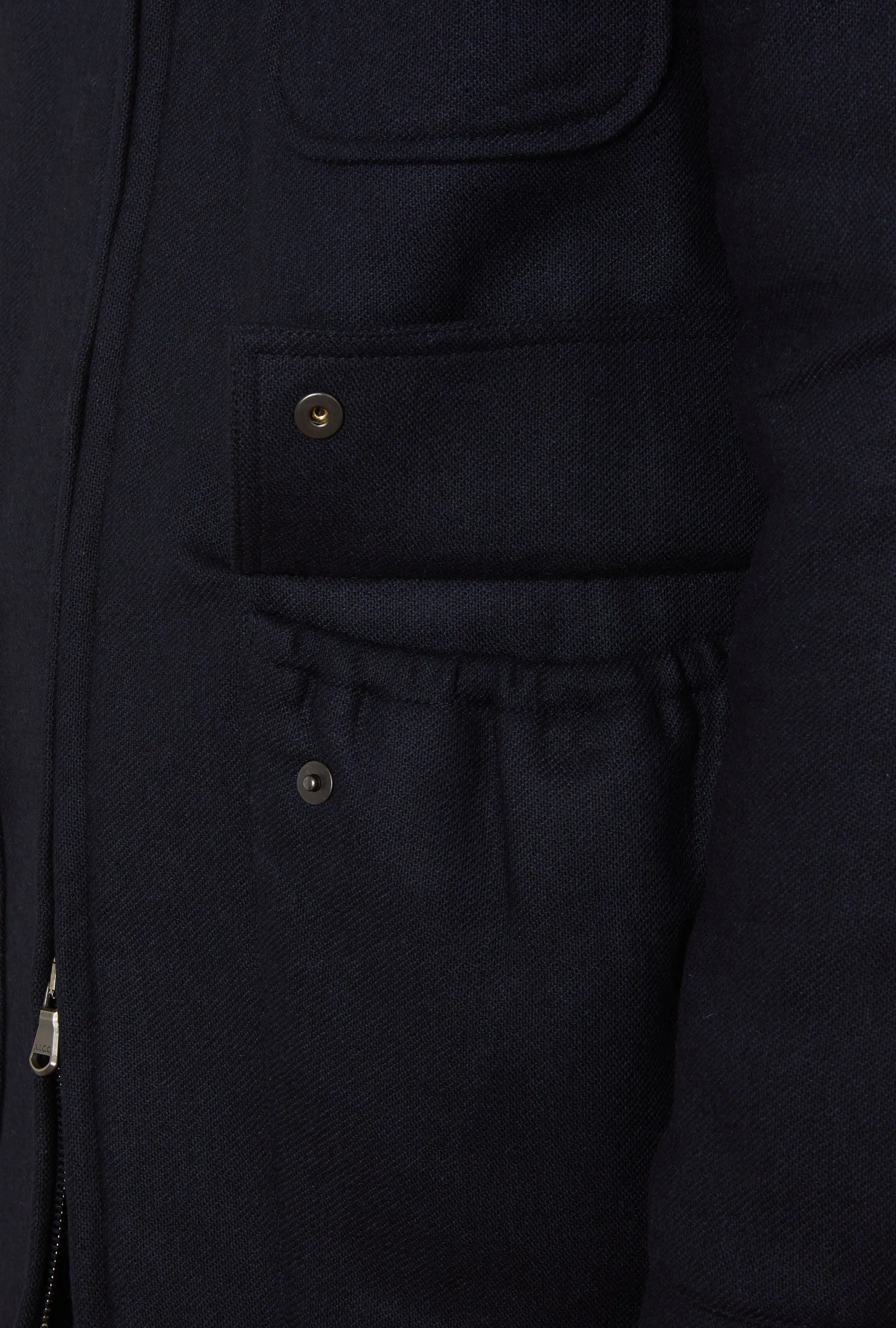 Shooting Jacket Technical Wool Navy