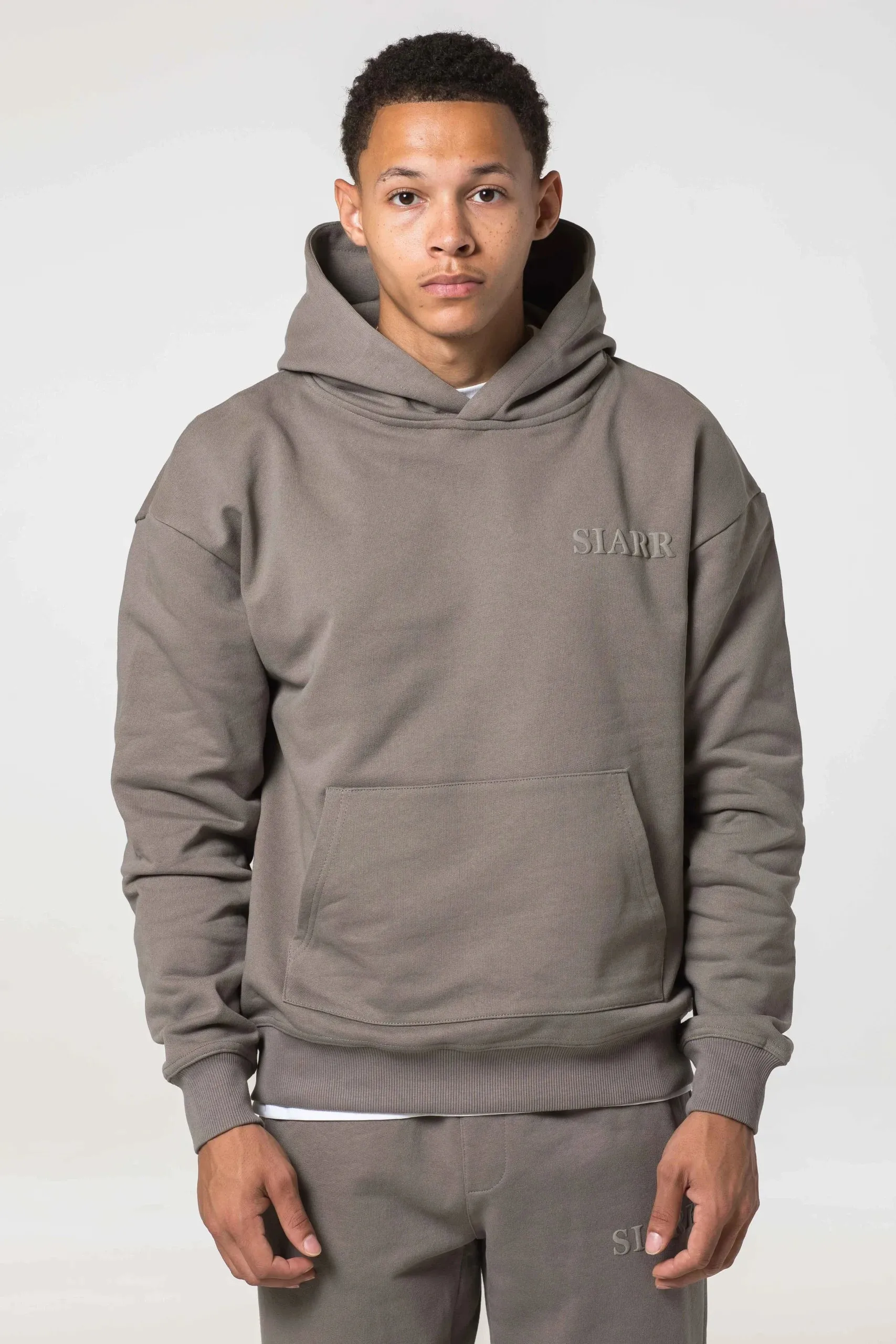 SIARR Puff Hoodie Dark Grey