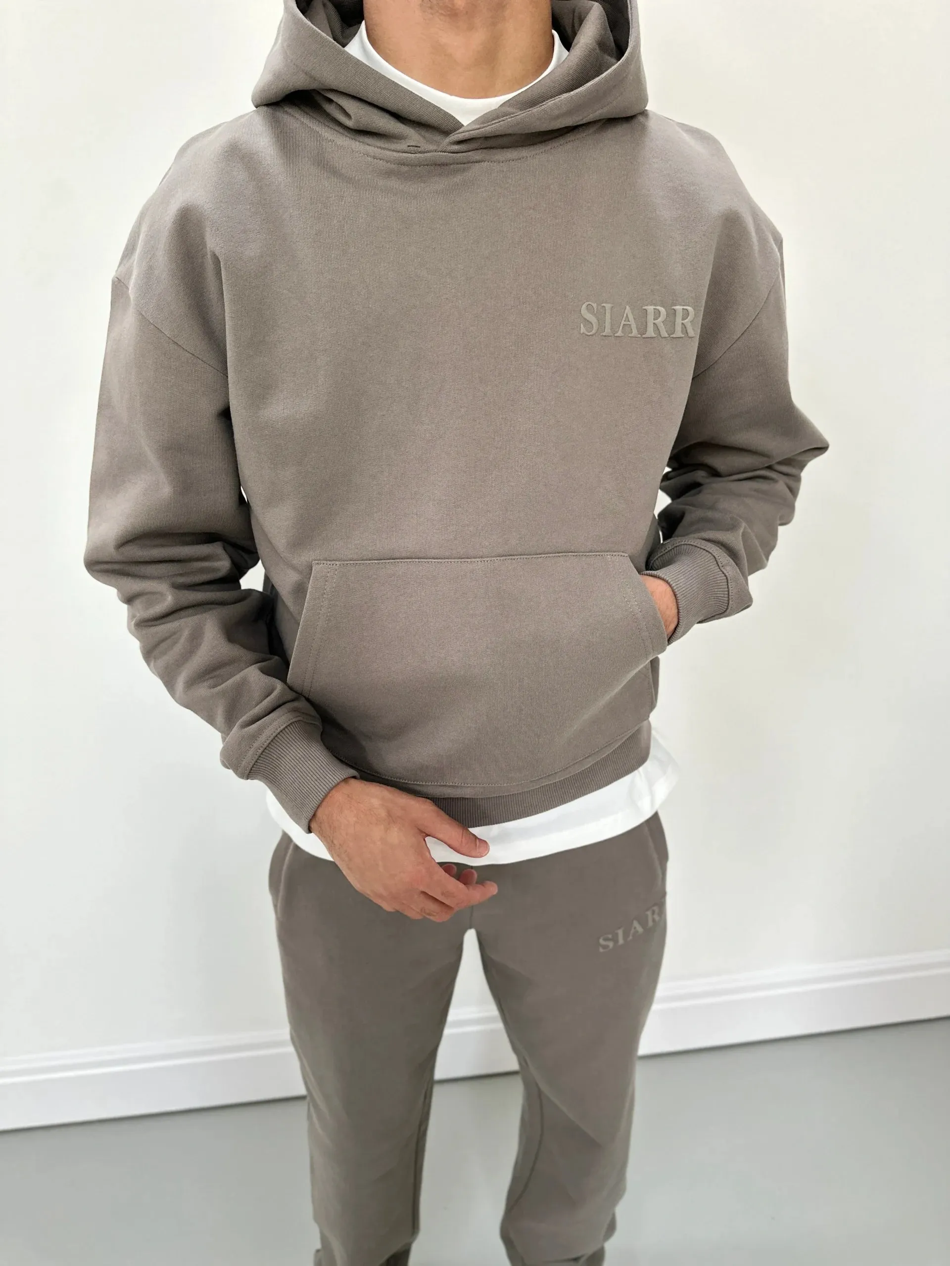 SIARR Puff Hoodie Dark Grey