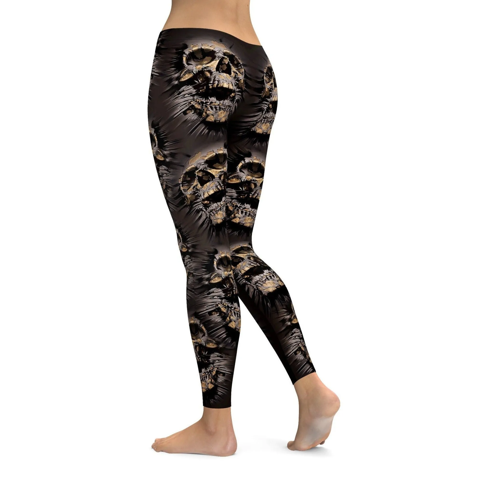 Skulls Bursting Out Leggings