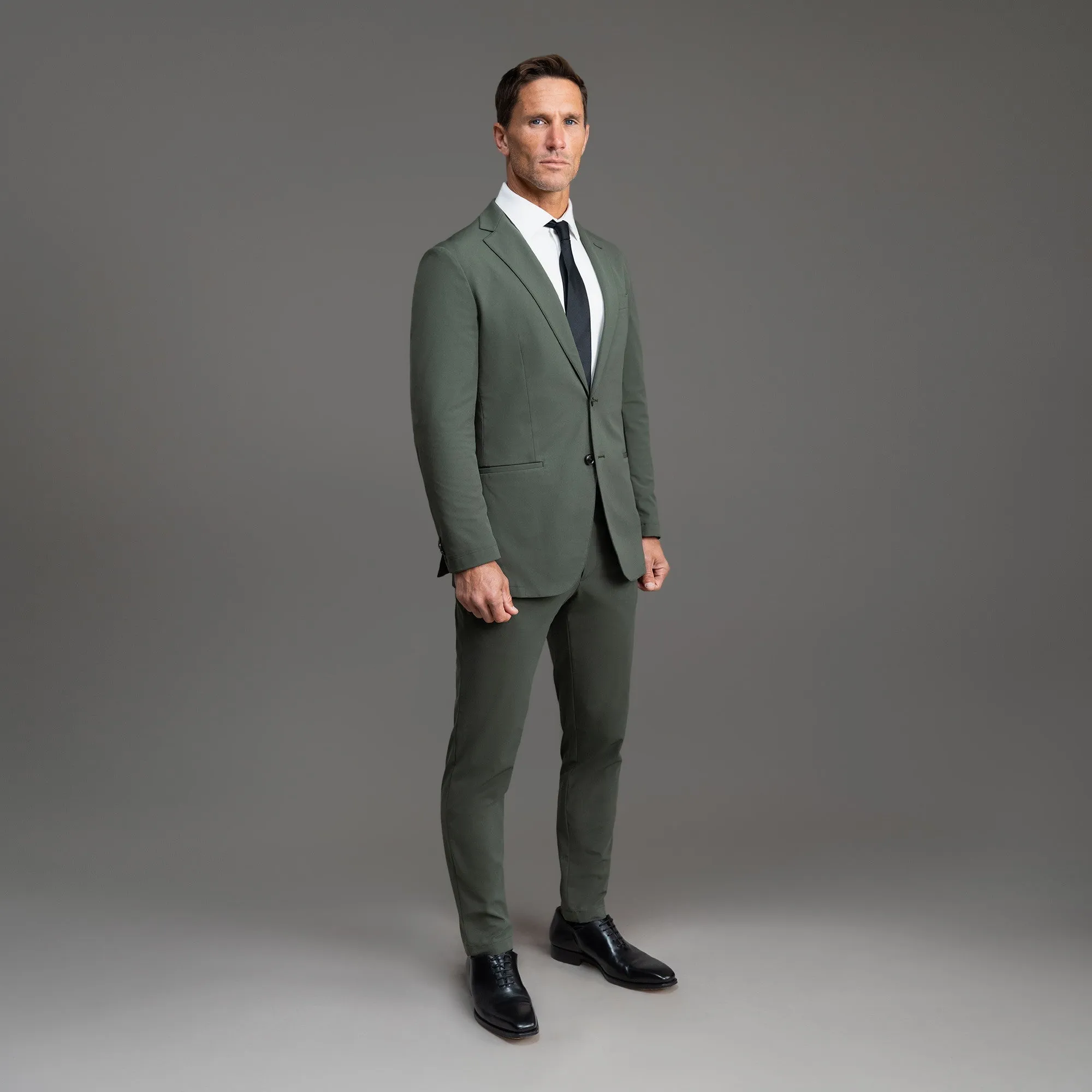 Soho FlexTech Blazer - Moss