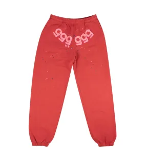 Sp5der 555 Angel Number Sweatpants Red