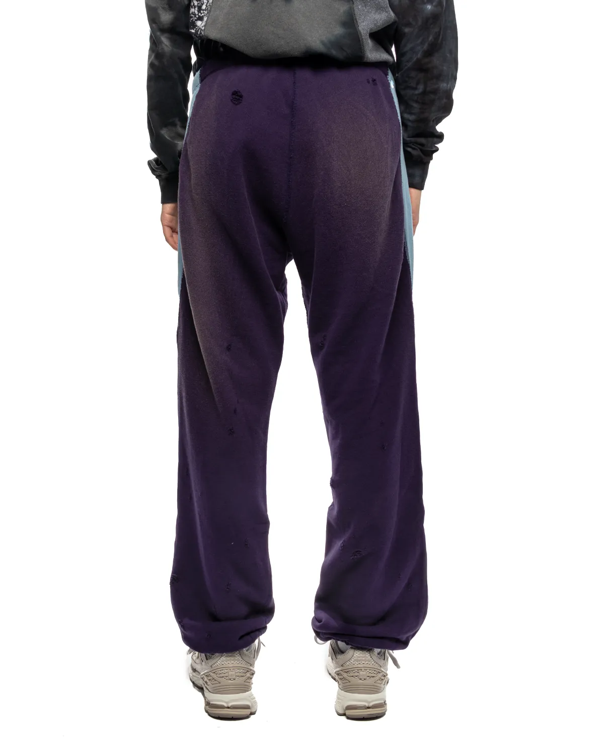 Sweat Pant 2-Tone Cotton French Terry Purple