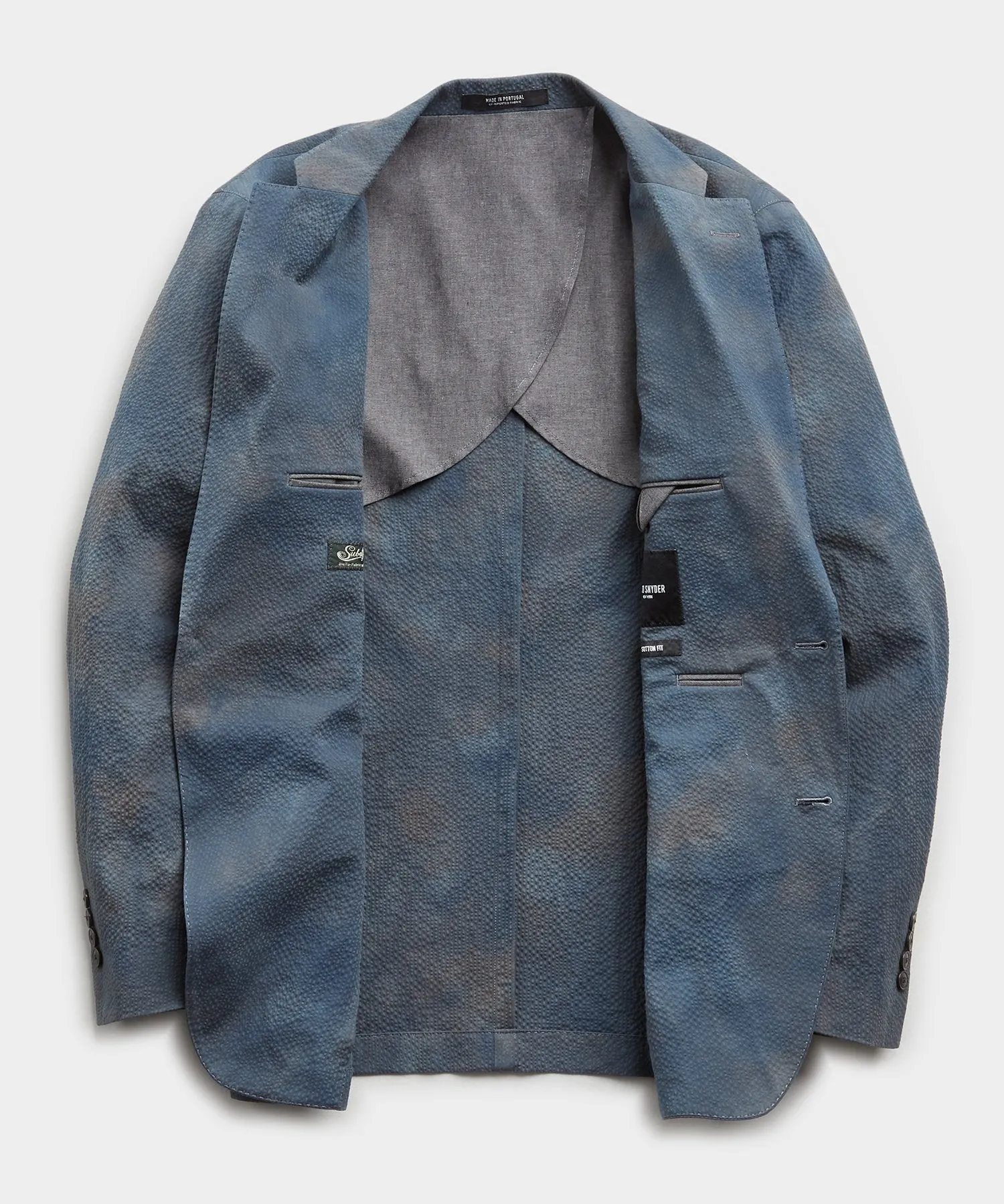 Tie Dye Traveler Suit Jacket in Blue