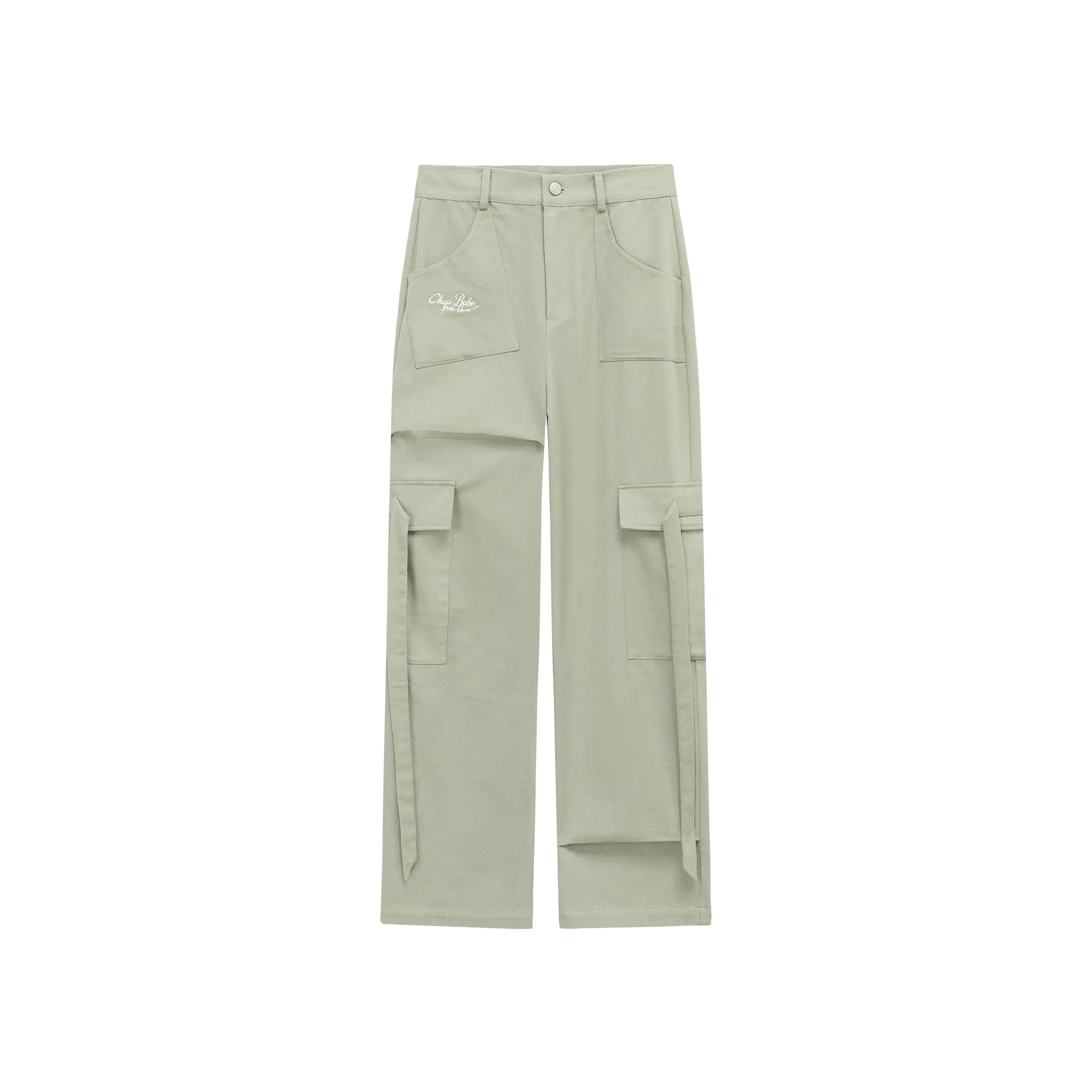 Trendy Wide Cargo Pockets Pants