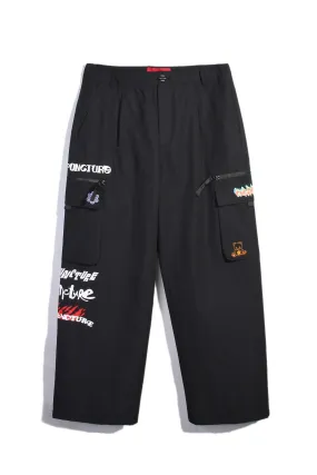 UNION CARGO PANTS BLACK