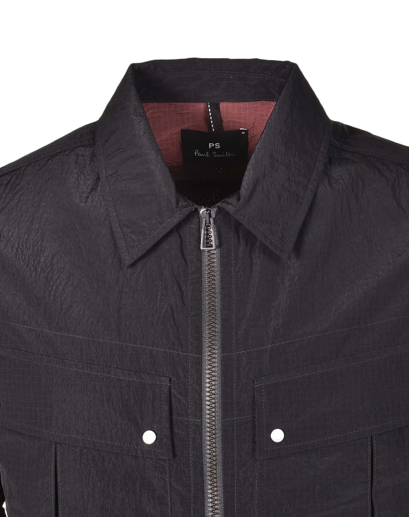 Unlined Overshirt Jacket Black