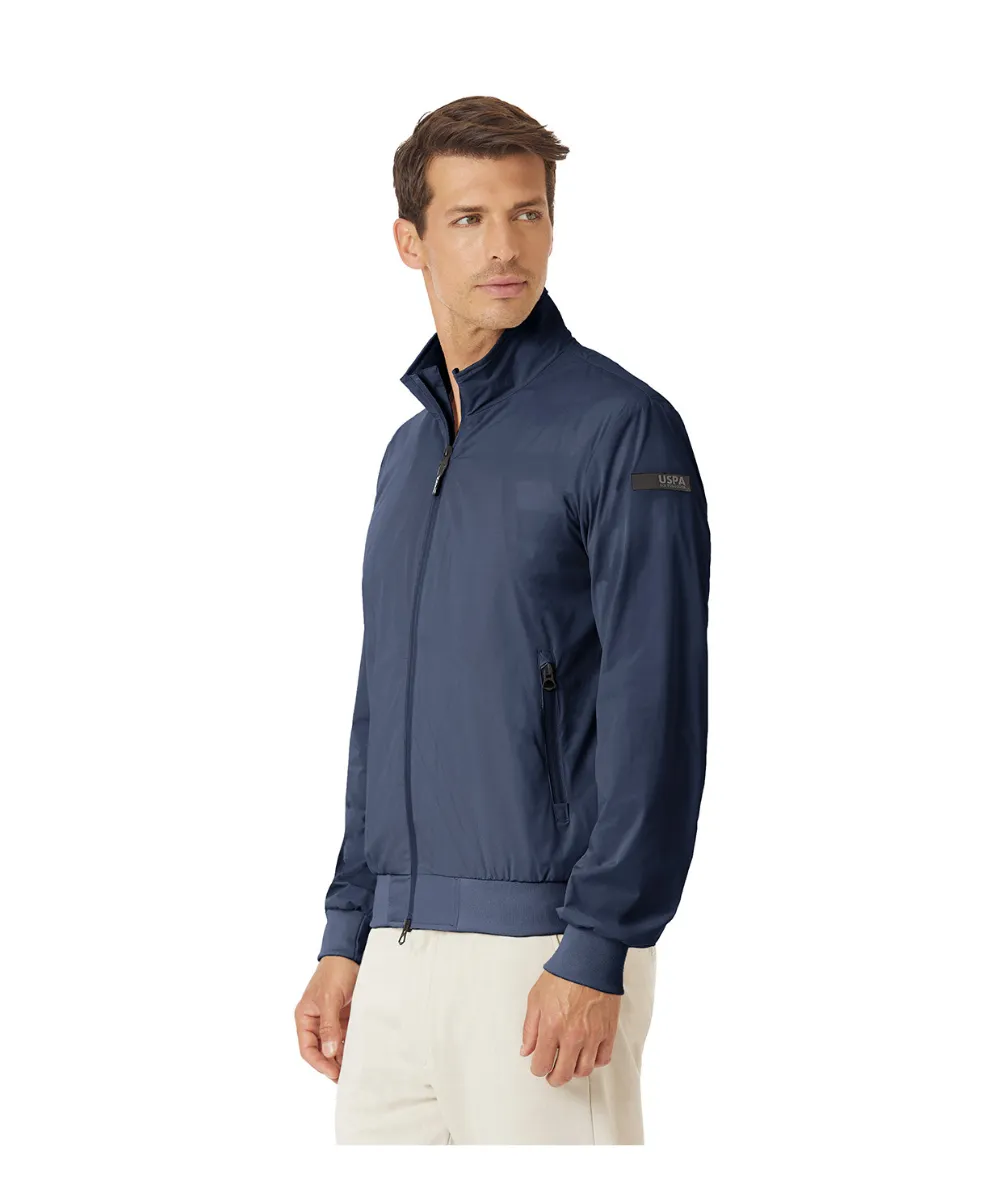 US POLO MENS BOMBER IN STRETCH NYLON