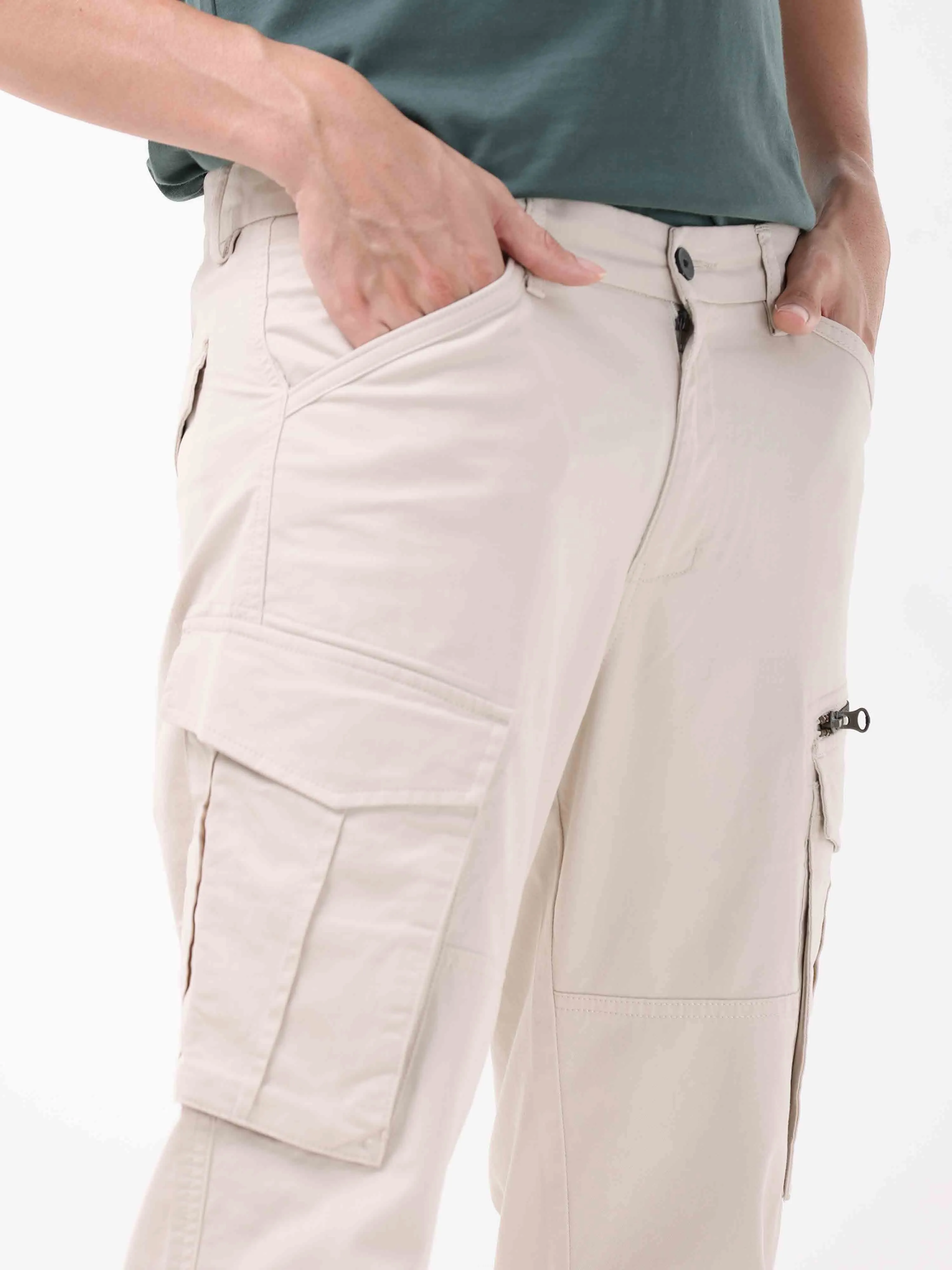 Utility Cream Cargo Pant