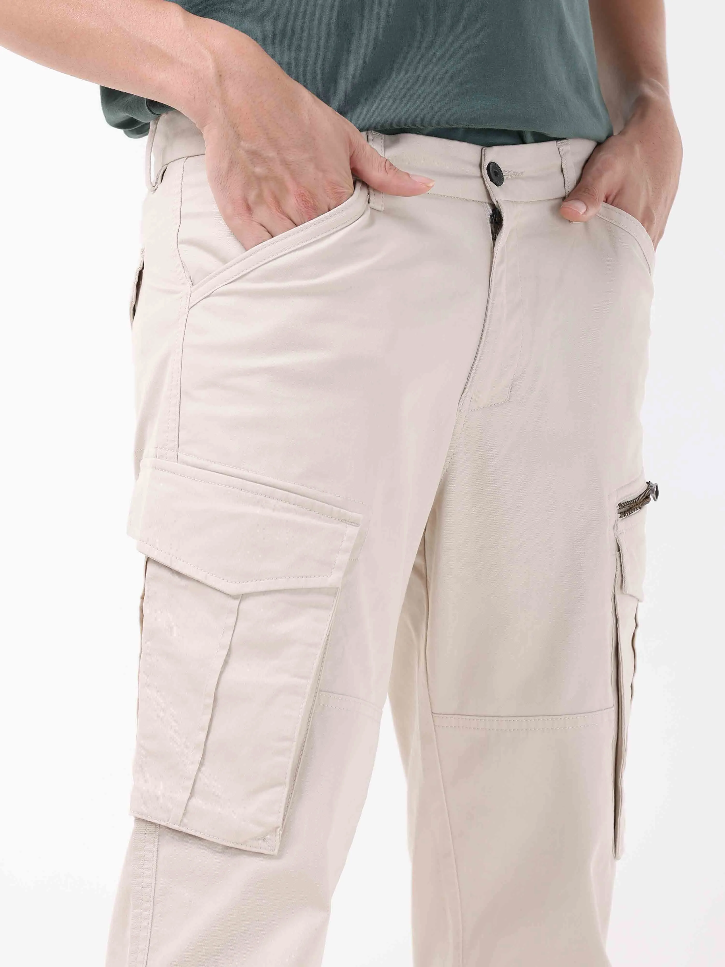 Utility Cream Cargo Pant