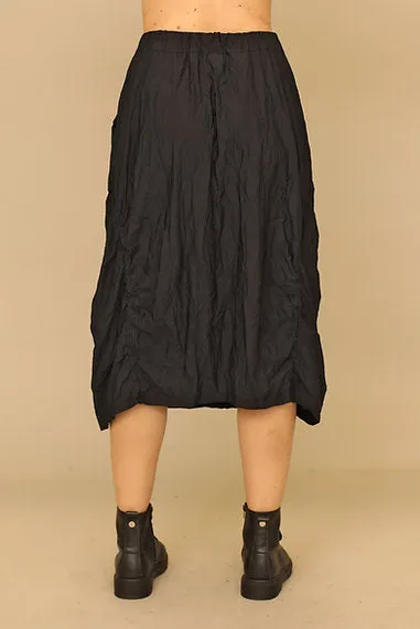 Valentina Parachute Skirt Black