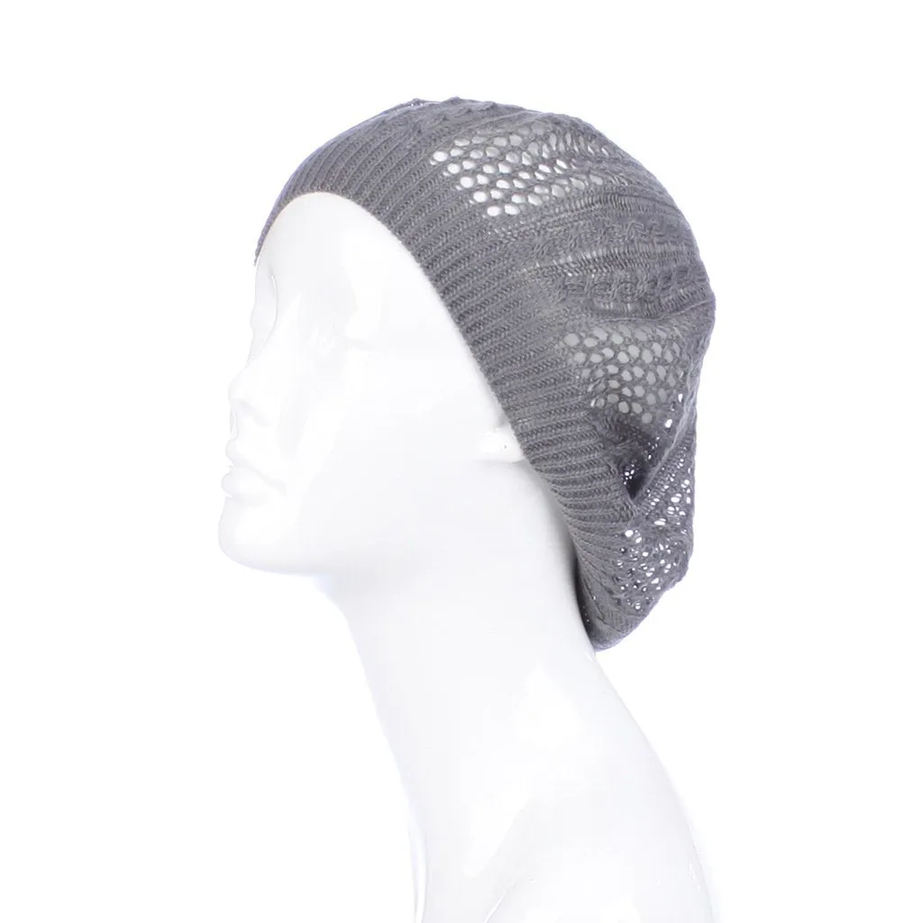 Womens Cut Out Beanie