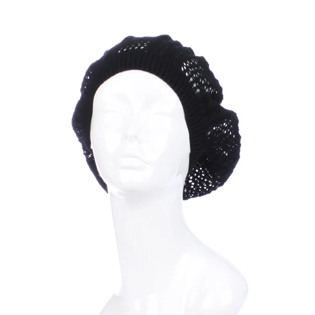 Womens Cut Out Beanie