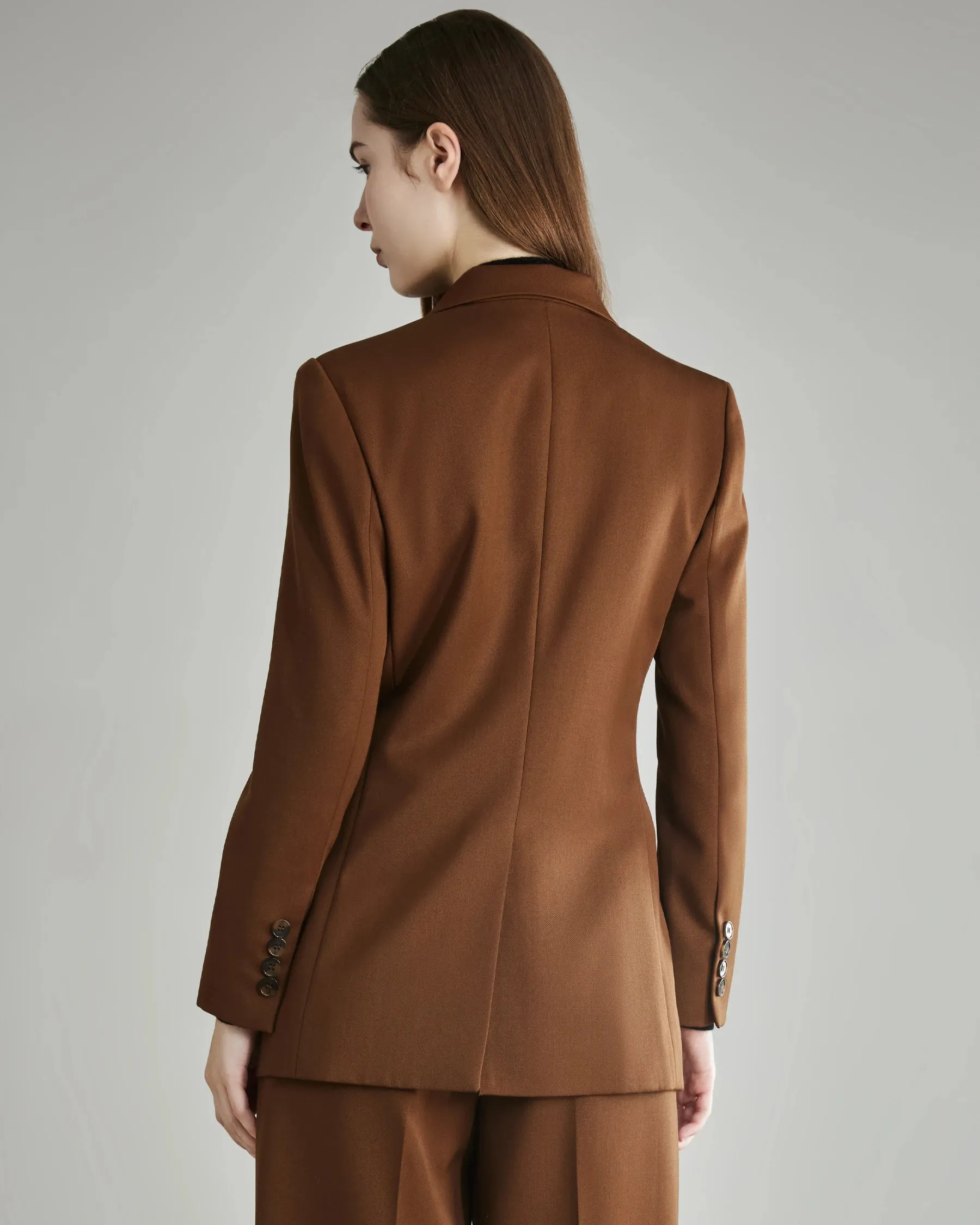 Women's Wool Double-Breasted Blazer