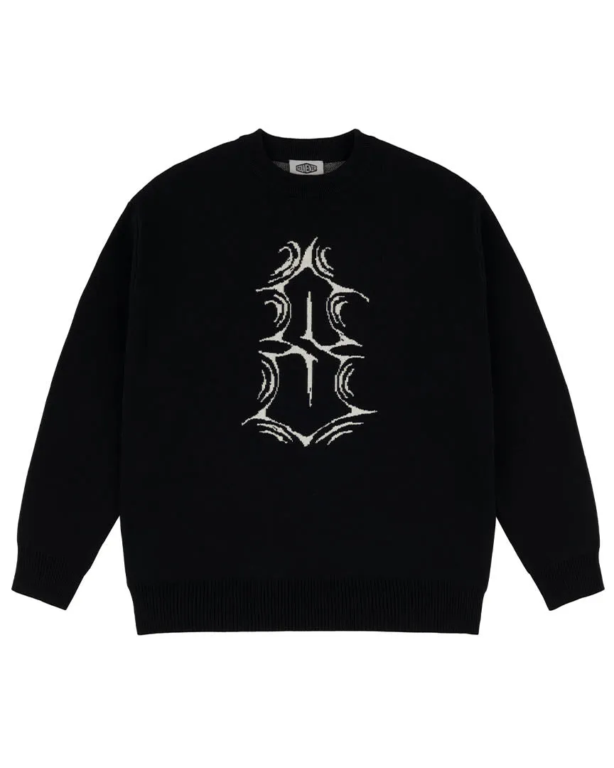 X Balti S Jacquard Sweatshirt - Black