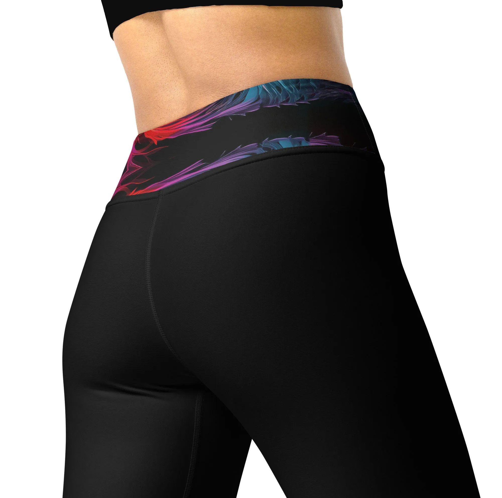 Yoga Leggings Hurricane Rainbow