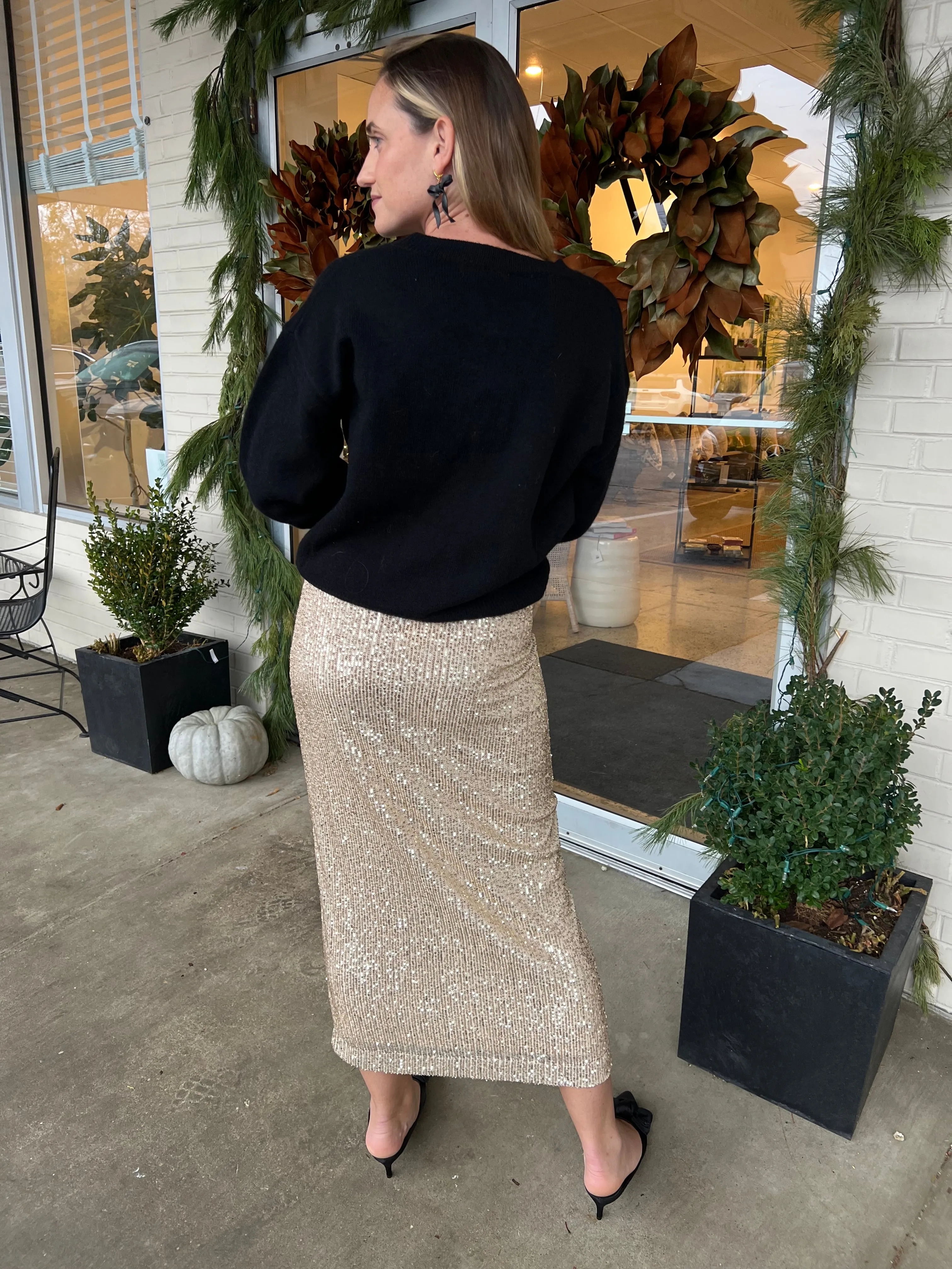 [Z Supply] Saturn Sequin Midi Skirt