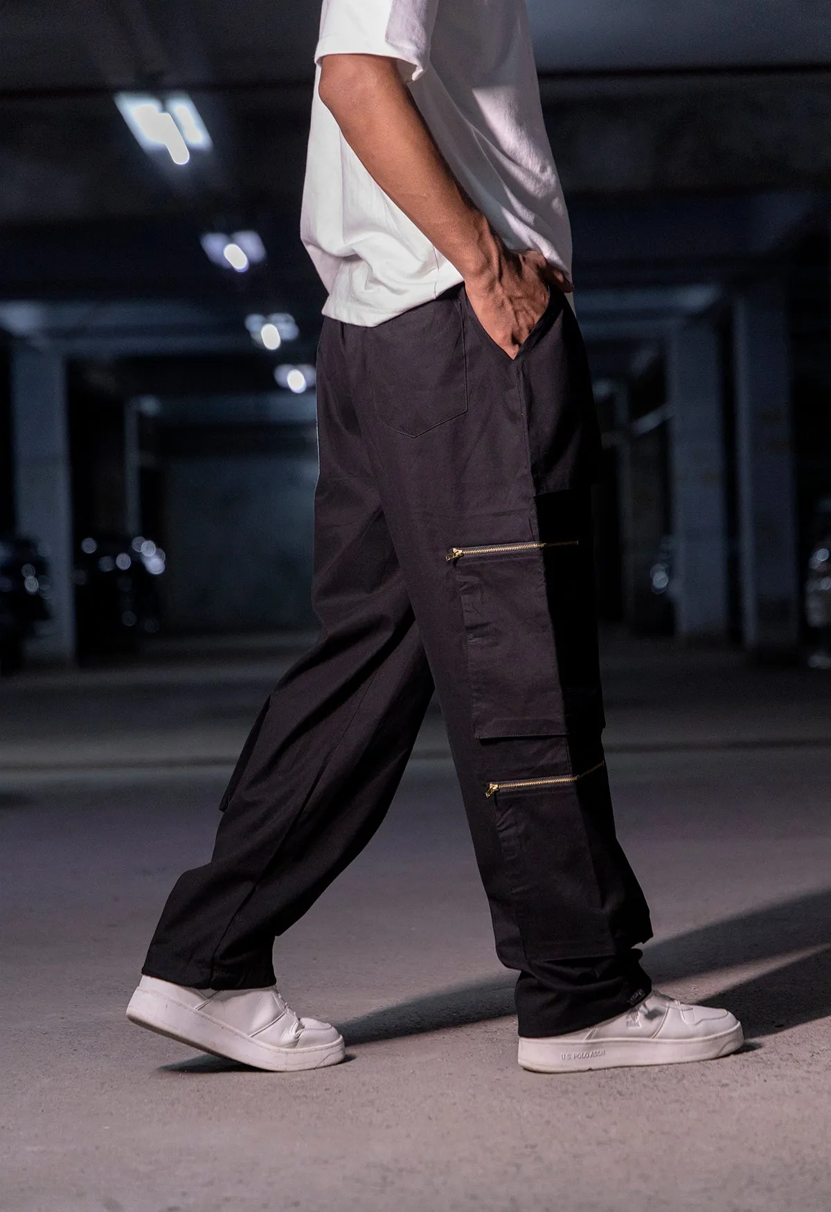 Zappers Black Cargo Pants