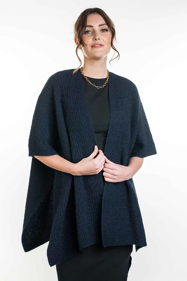 Zig Zag Textured Cape