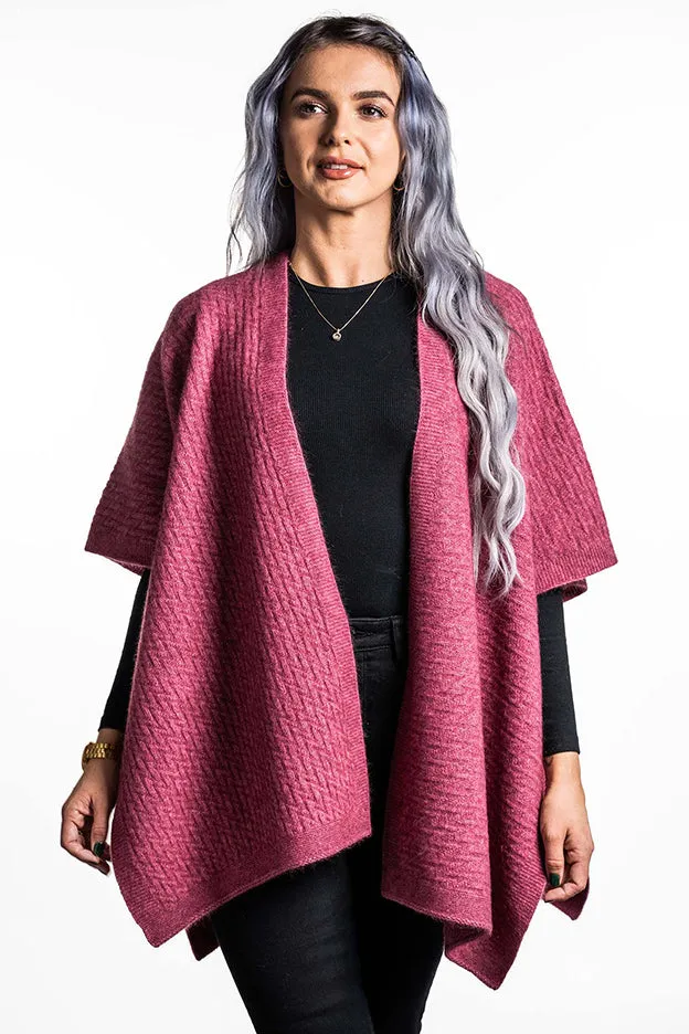 Zig Zag Textured Cape