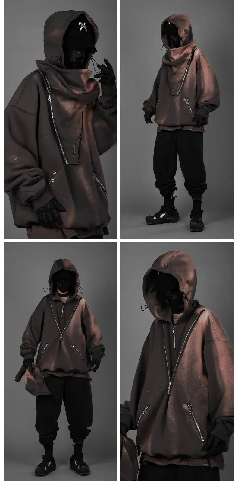 ZR23 Z-1 Pullover Techwear Hoodie